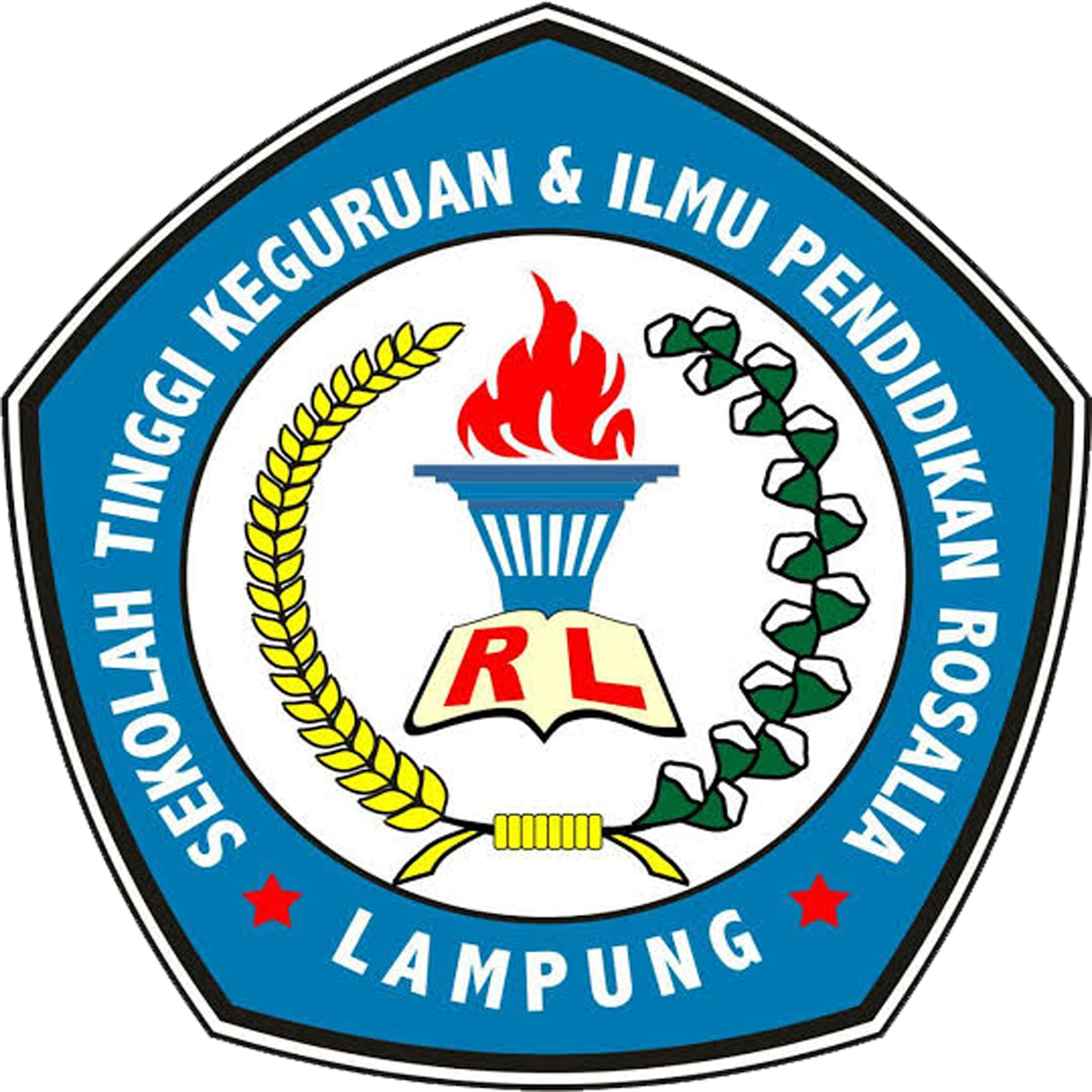 logo sekolah Tinggi Keguruan dan Ilmu Pendidikan Rosalia Lampung