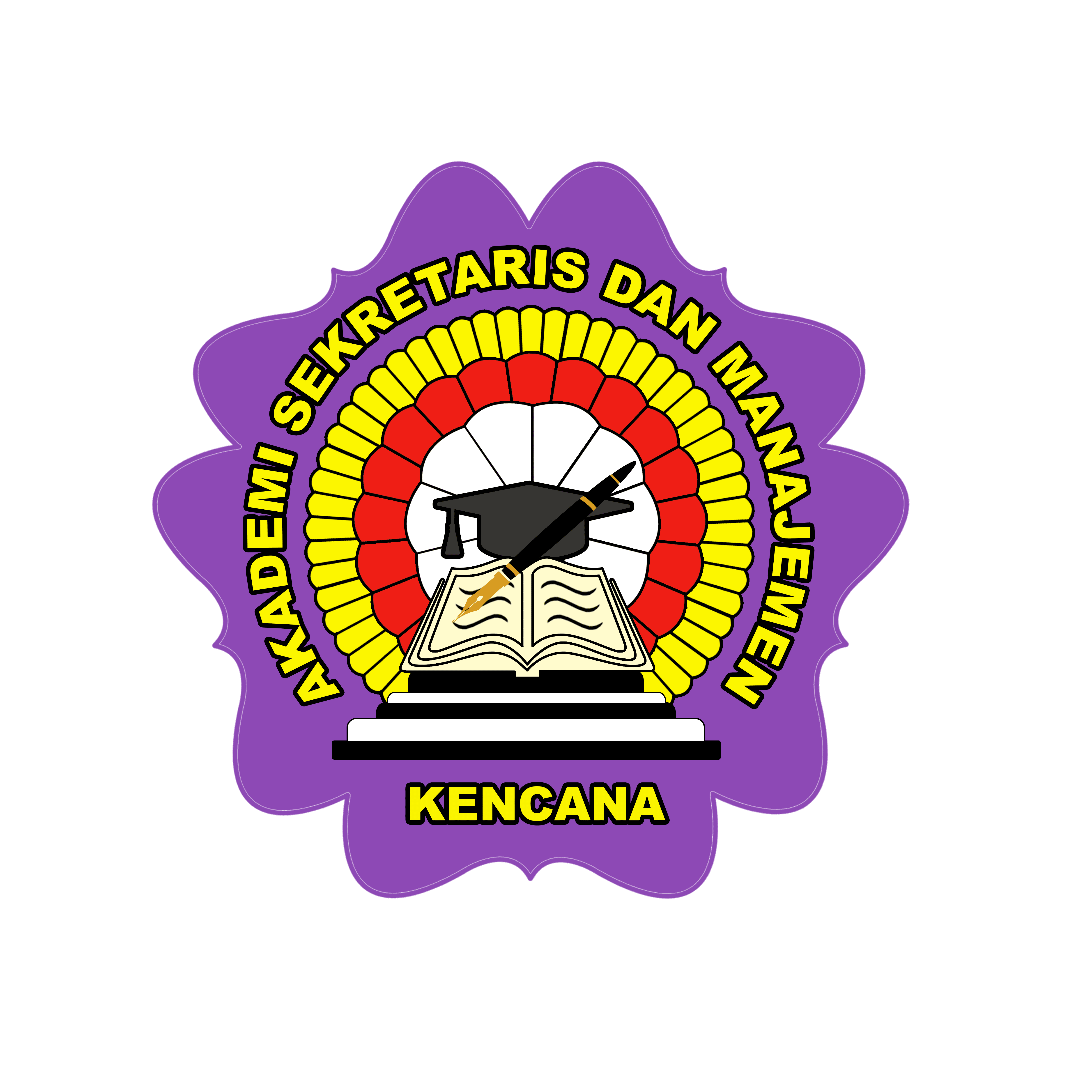 logo Akademi Sekretaris Dan Manajemen Kencana Bandung