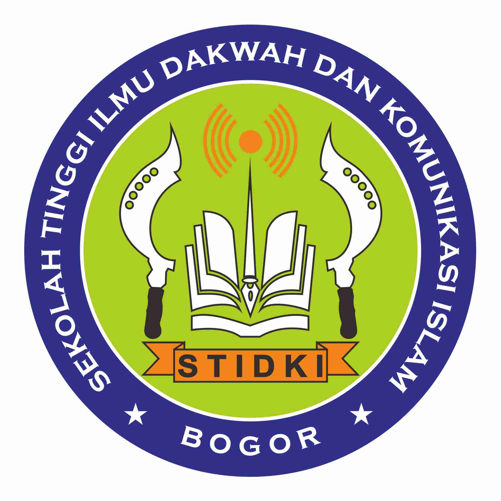 logo Sekolah Tinggi Ilmu Dakwah dan Komunikasi Islam Bogor Jawa Barat