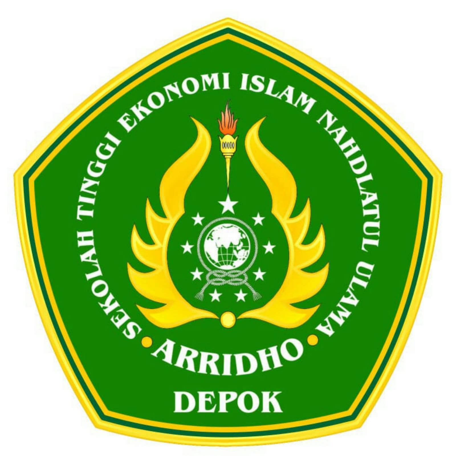 logo Sekolah Tinggi Ekonomi Islam Nahdlatul Ulama Arridho Depok